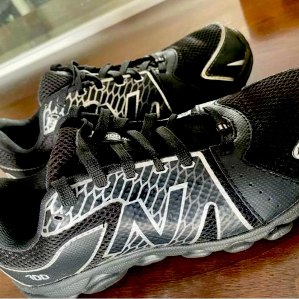 Black and Silver New Balance sneaker. New. Never Worn.